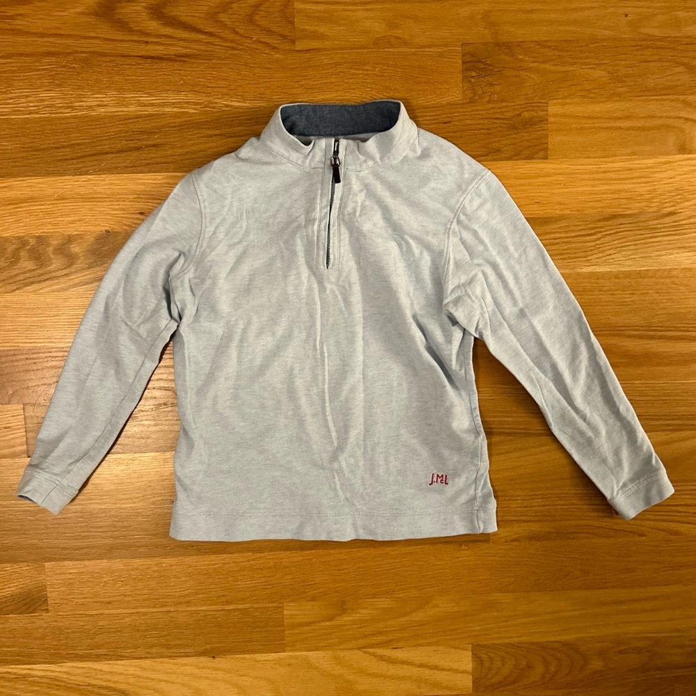 J.McLaughlin Boys Light Blue 1/4 Zip Pullover Shirt - Size 5